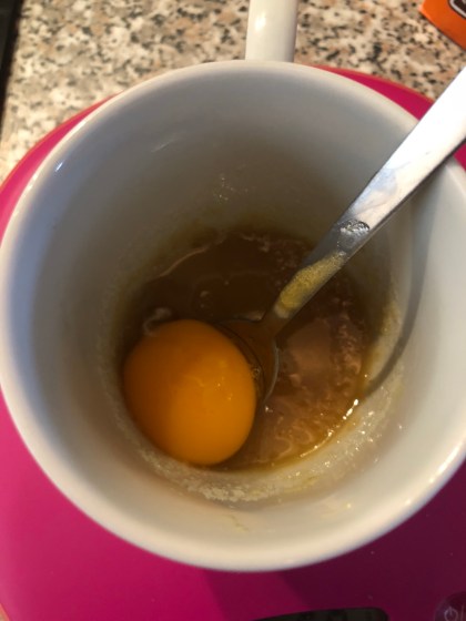 Mug cake cookie