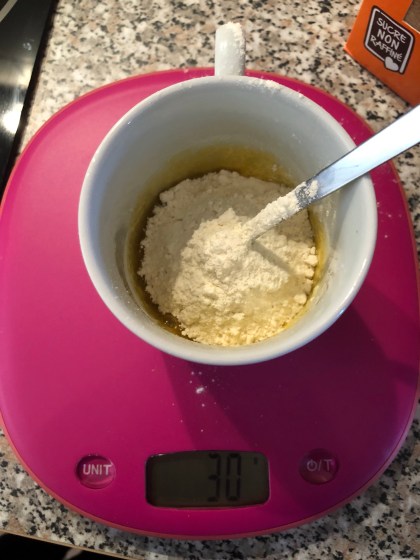 Mug cake cookie
